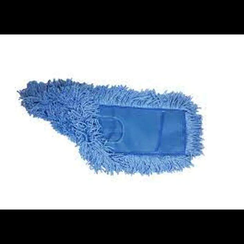 Dust Mop 48X5 IN Blue Microfiber Cut End Polyester Backing 1/Each