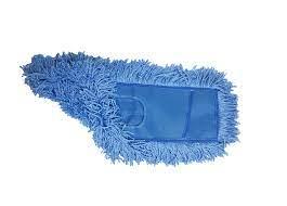 Dust Mop 48X5 IN Blue Microfiber Cut End Polyester Backing 1/Each