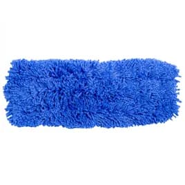 Dust Mop 60X5 IN Blue Microfiber Cut End Backing Tie 1/Each