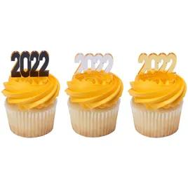 Cake & Cupcake Topper Pick Plastic Assorted 2022 144/Pack