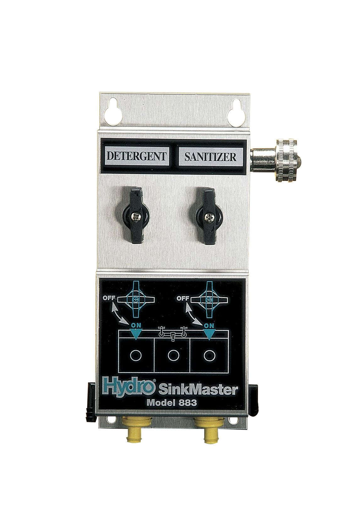 SinkMaster Chemical Management System 2 Product Metal Gray Black Wall Mount 1/Each