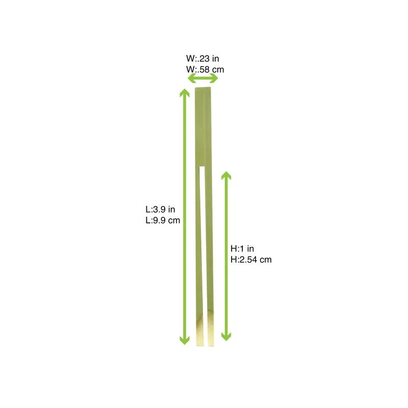 Double Pick Skewer 3.9 IN Bamboo Natural 100 Count/Pack 20 Packs/Case 2000 Count/Case