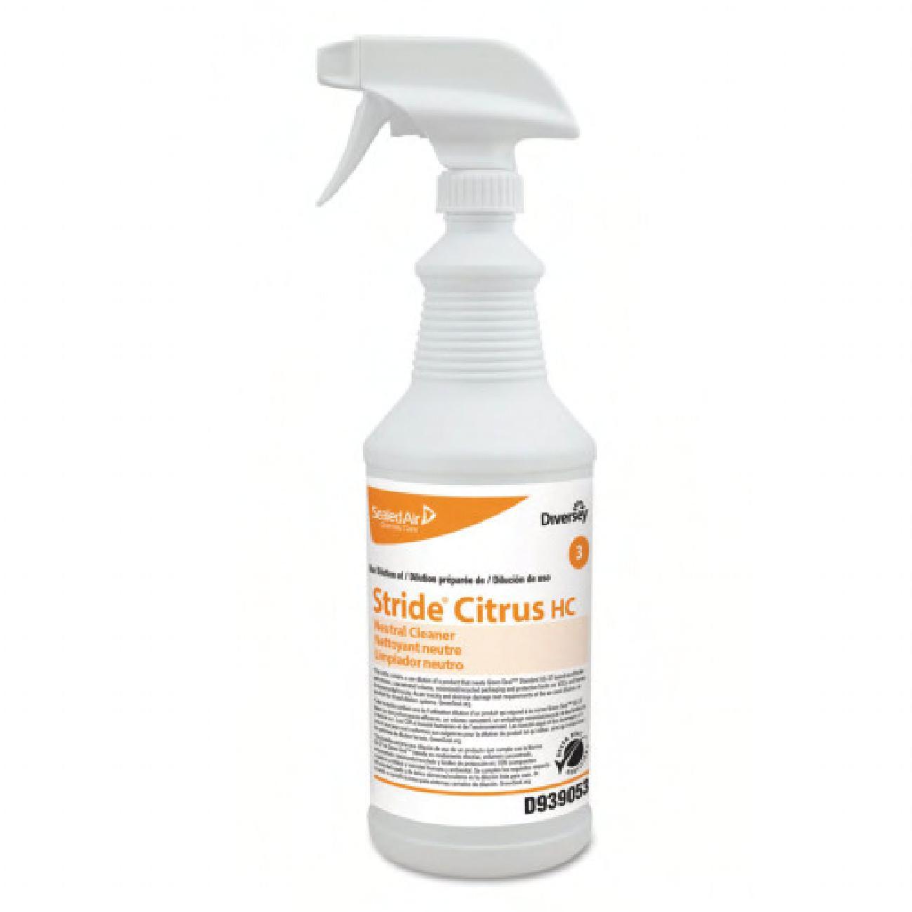 Stride Citrus Spray Bottle & Trigger Sprayer 6/Case