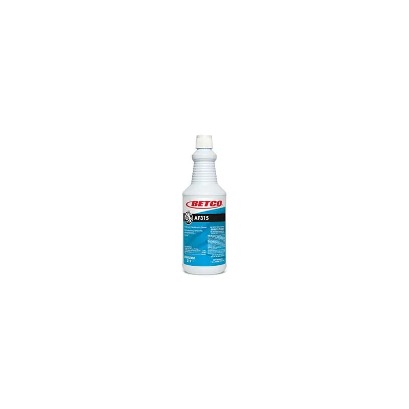 AF315 Citrus Floral Disinfectant Cleaner Detergent Deodorizer 32 OZ Multi Surface Neutral RTU Liquid 12/Case