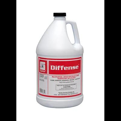 Diffense® Clean Floral Disinfectant Cleaner 1 GAL Alkaline RTU Bleach-Based 4/Case