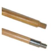 Broom Handle 48IN Wood Threaded 1/Each