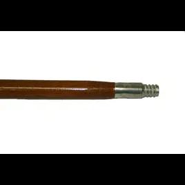 Broom Handle 0.9375X60 IN Wood Metal Threaded 1/Each