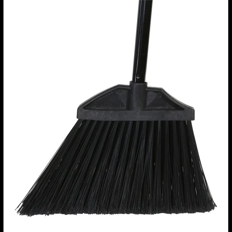 O-Cedar® Multi-Purpose Broom Large (LG) 0.8125 IN 48IN Black PET Metal Angled Flagged Swivel Hang Cap 12/Pack