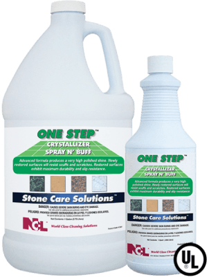 ONE STEP Crystallizer Spray N' Buff Spray Buff 1 GAL 4/Case