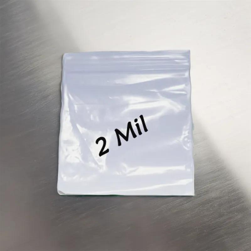 Bag 6X9 IN Plastic 2MIL With Reclosable Zip Seal Closure 1000/Case