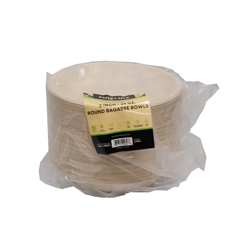 Bowl 24 OZ Sugarcane Round 300/Case