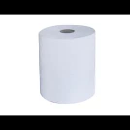 Roll Paper Towel 8IN X600FT White Hard Roll 12/Case