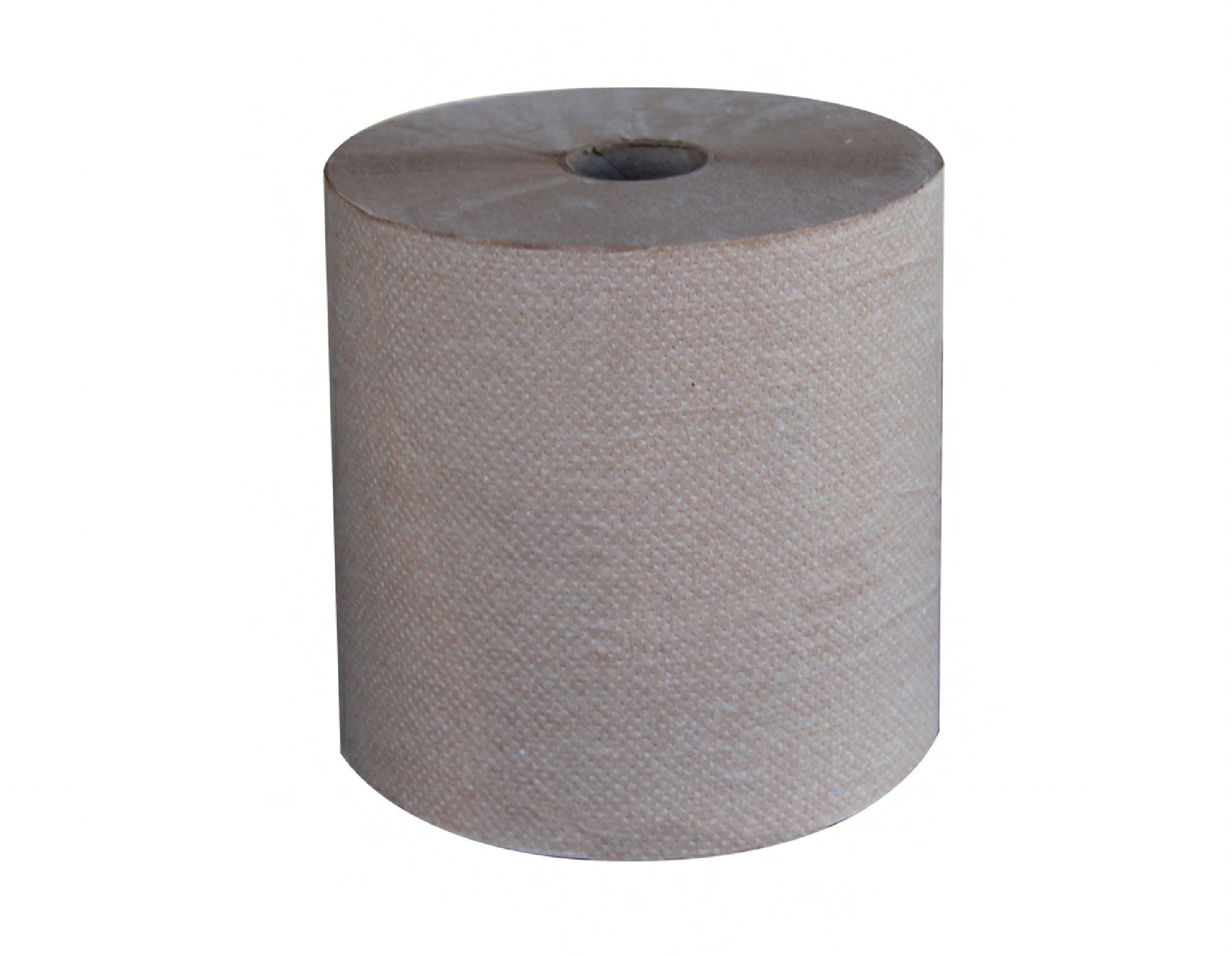 Roll Paper Towel 8IN 800 FT Kraft Hardwound 6 Rolls/Case