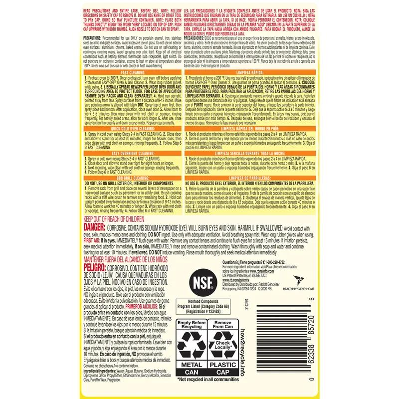 Oven & Grill Cleaner 24 OZ 6/Case