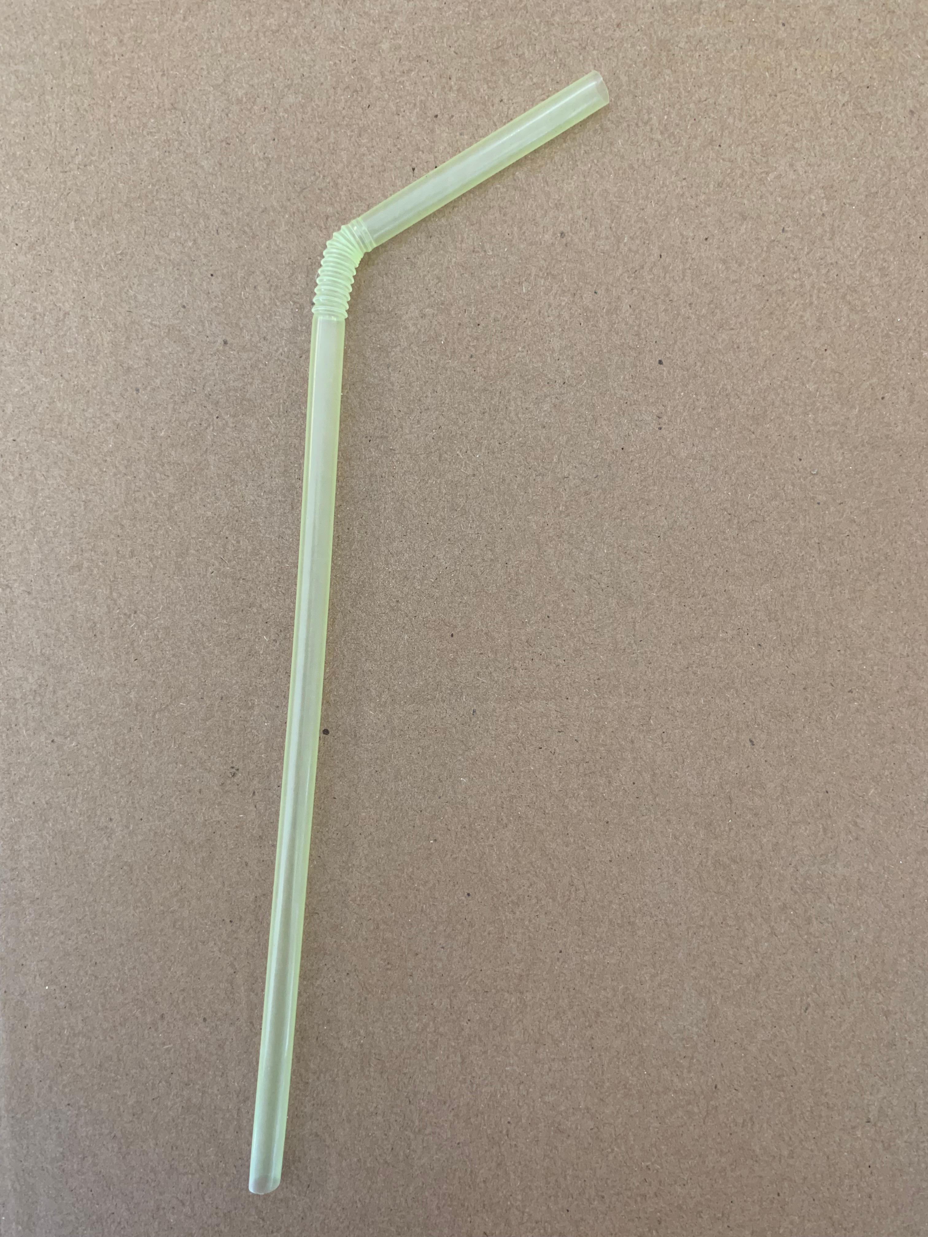 Flex Straw 8.75 IN Plastic Assorted Neon 2000/Case