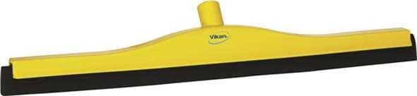 Vikan® Squeegee 23.6X3.3X4.5 IN Polypropylene (PP) Cellular Rubber Yellow Replacement Cassette Threaded 1/Each