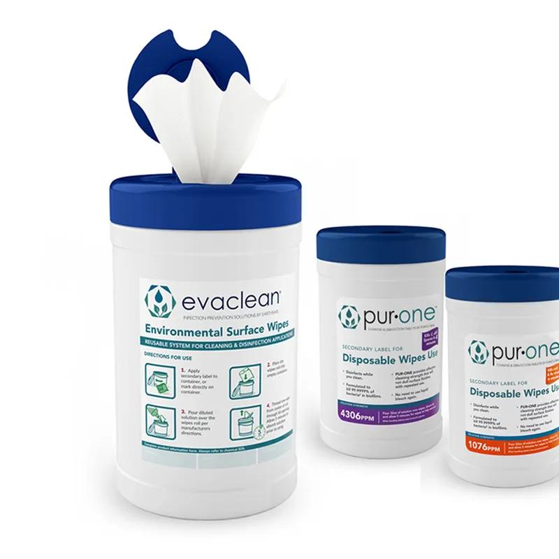 EvaClean Surface Wipe 11X12 IN White Center-Pull Roll 40/Pallet
