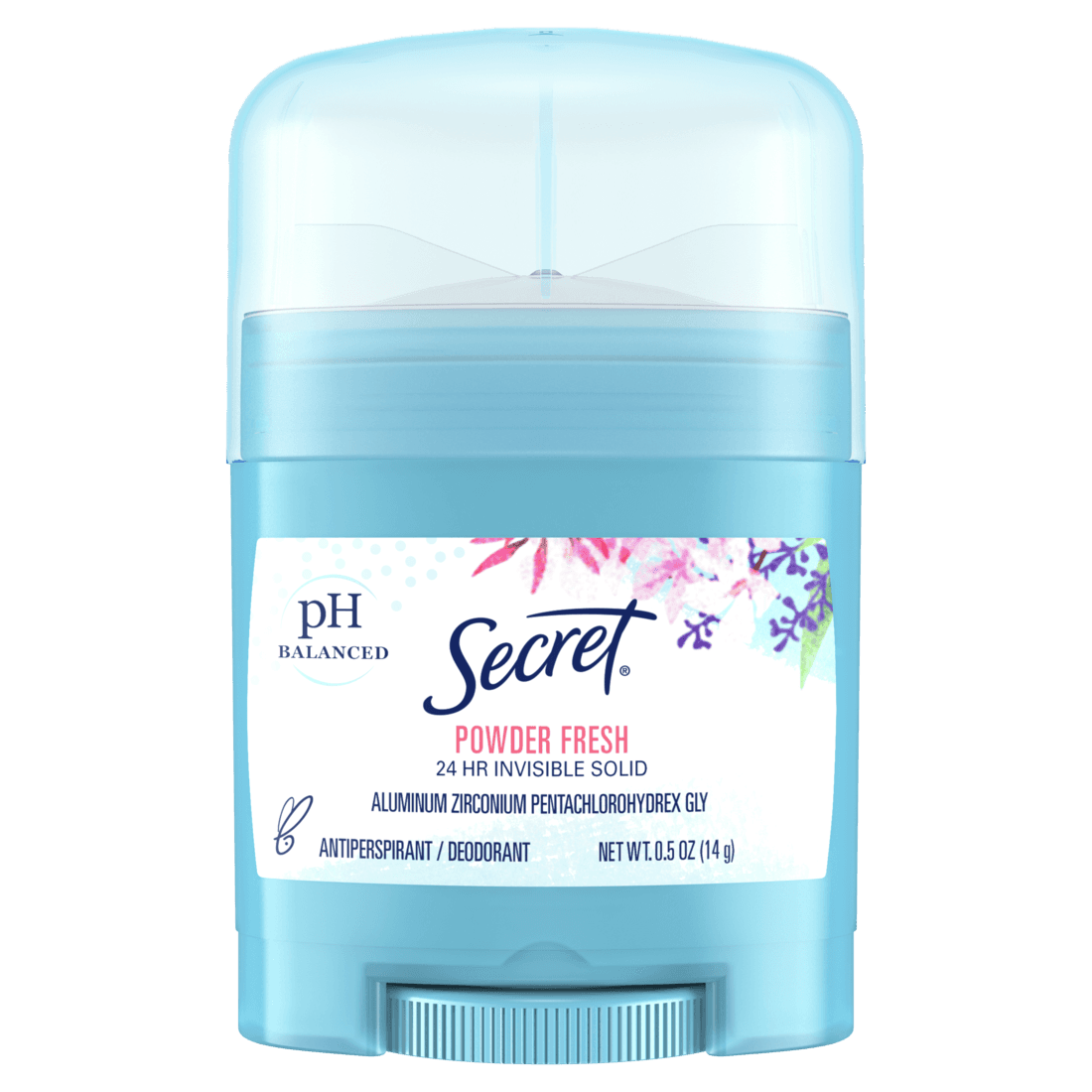 Secret® Ladies Antiperspirant Deodorant Solid 0.5 OZ Powder Fresh White Invisible 24/Case