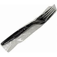 Fork PP Black Medium Weight Individually Wrapped 1000/Case