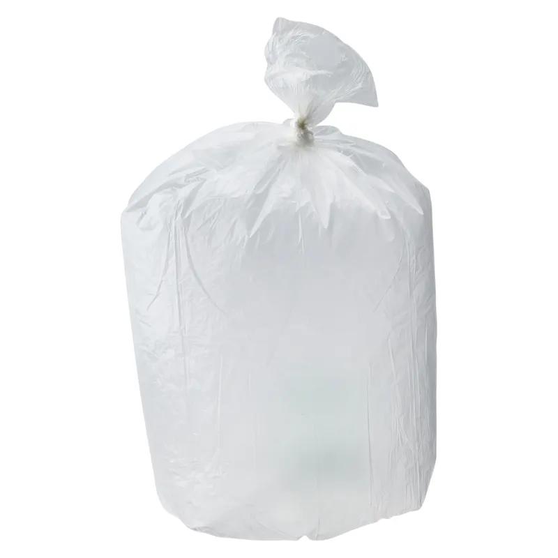 Hilex® QuikStar® Produce Bag 12X20 IN 8MIC Natural English/French Warning With Self-Opening (SOS) Closure FDA Star Seal 4000/Case