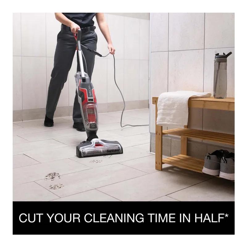 Sanitaire® HydroClean® Wet & Dry Vacuum 11.9X14.8X27.2 IN 20 OZ 13.5IN Black Red Gray 4.1 amp With 30FT Cord 1/Each