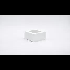 Donut Box 6X6X3 IN SBS Paperboard White With Window 200/Case