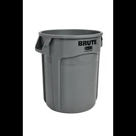 Brute® 1-Stream Trash Can 20 GAL 80 QT Gray Plastic 1/Each