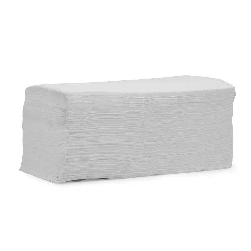 Victoria Bay Dispenser Napkins 6X13 IN White 1PLY Tall Fold 500 Count/Pack 2 Packs/Case 10000 Count/Case