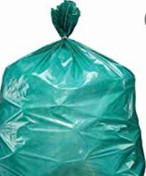 Victoria Bay Can Liner 40X43 IN Green Plastic 14MIC Coreless 250/Case