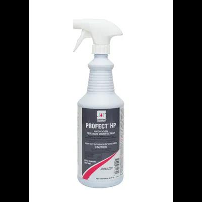 Profect® HP Mild Scent Disinfectant Cleaner Deodorizer 1 QT Multi Surface Daily Acidic RTU Hydrogen Peroxide 12/Case