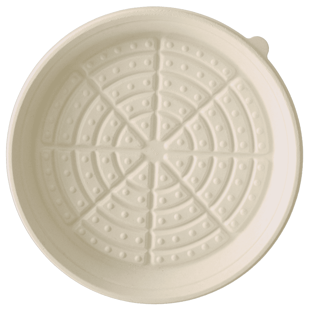 Pizza Pan & Tray Base 10 IN Plant Fiber Natural 200/Case
