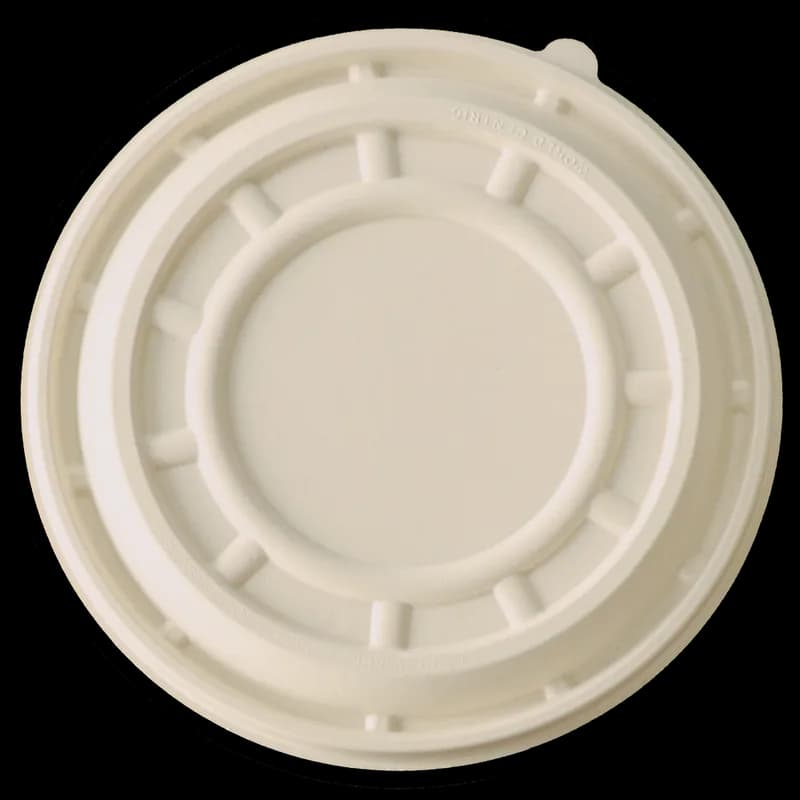 Lid 10 IN Plant Fiber Round For Container 200/Case