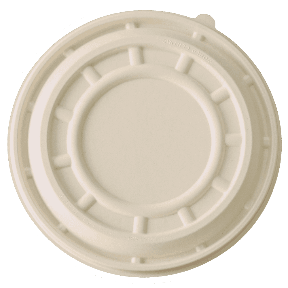 Lid 10 IN Plant Fiber Round For Container 200/Case