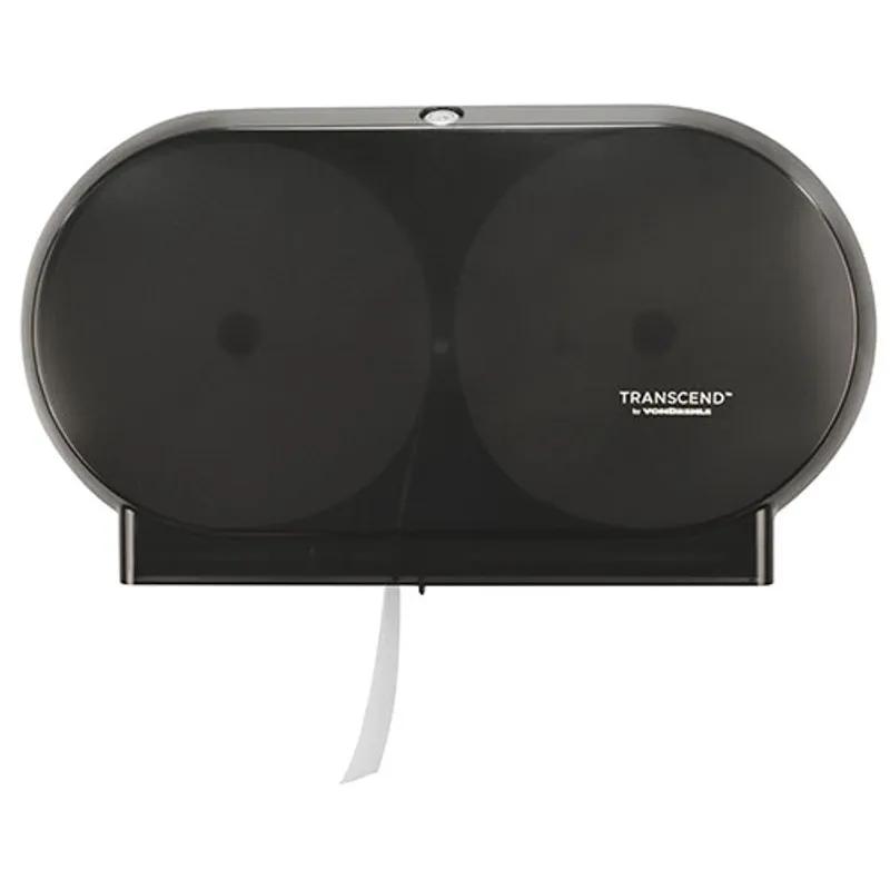 von Drehle Transcend® Toilet Paper Dispenser Black 2-Roll Jumbo (JRT) 1/Each