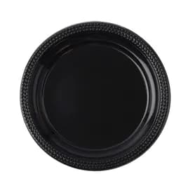 Plate 9 IN PP Black Round 400/Case