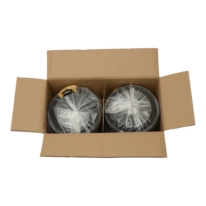 Plate 9 IN PP Black Round 400/Case