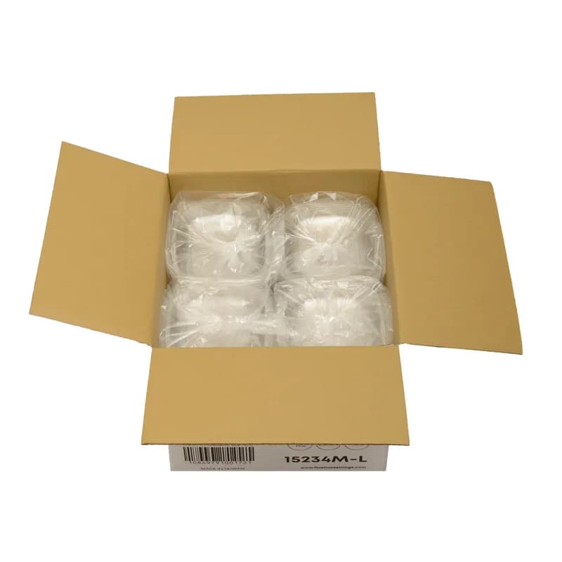 Lid Dome PET Clear For Bowl Medium 75 Count/Pack 4 Packs/Case 300 Count/Case