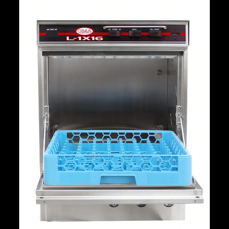 L-1X16 Dishmachine 1-Phase Wash Process 115V 60 HZ Refurbished With Heater 1/Each
