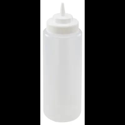 Squeeze Bottle 3.25X10.25 IN 32 OZ PE Clear 6/Pack