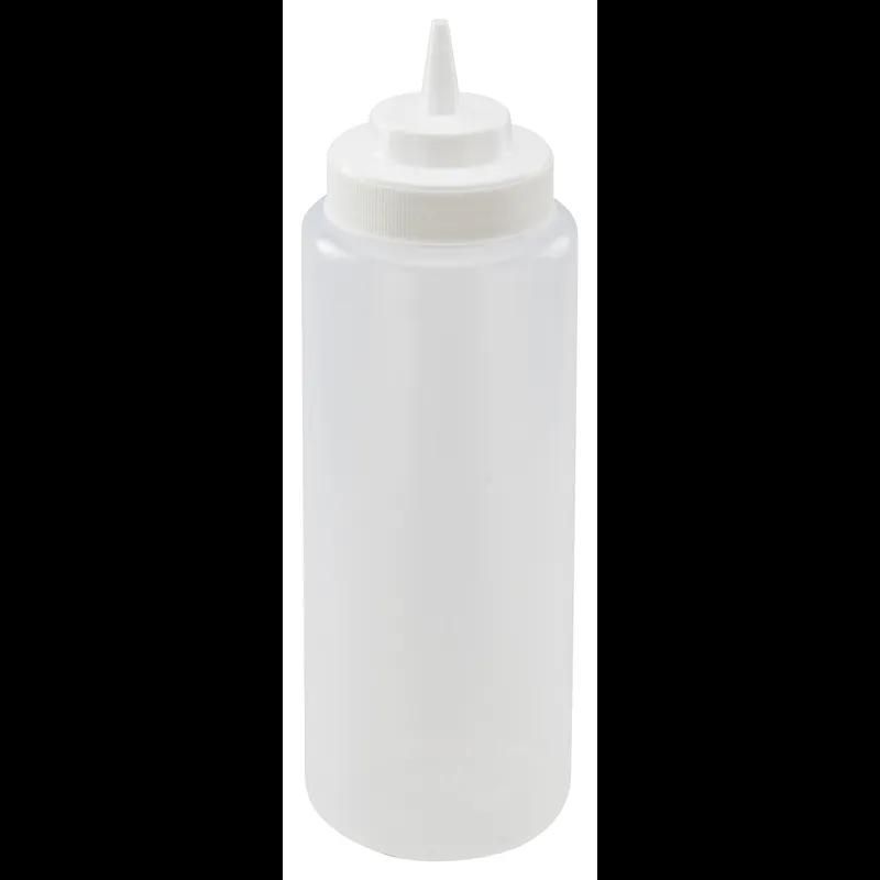 Squeeze Bottle 3.25X10.25 IN 32 OZ PE Clear 6/Pack