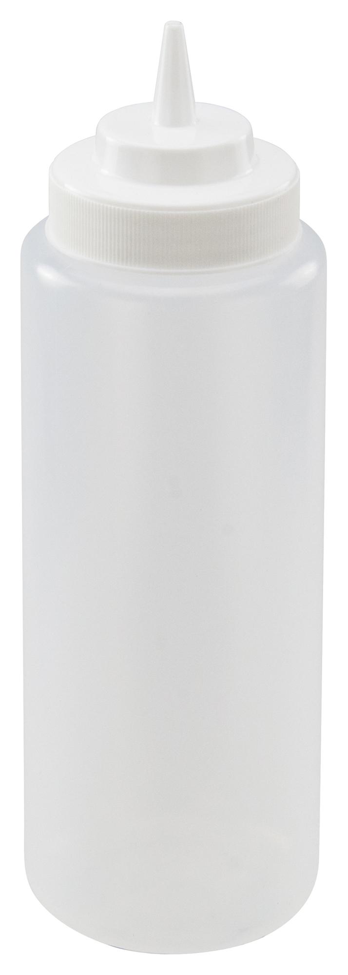 Squeeze Bottle 3.25X10.25 IN 32 OZ PE Clear 6/Pack