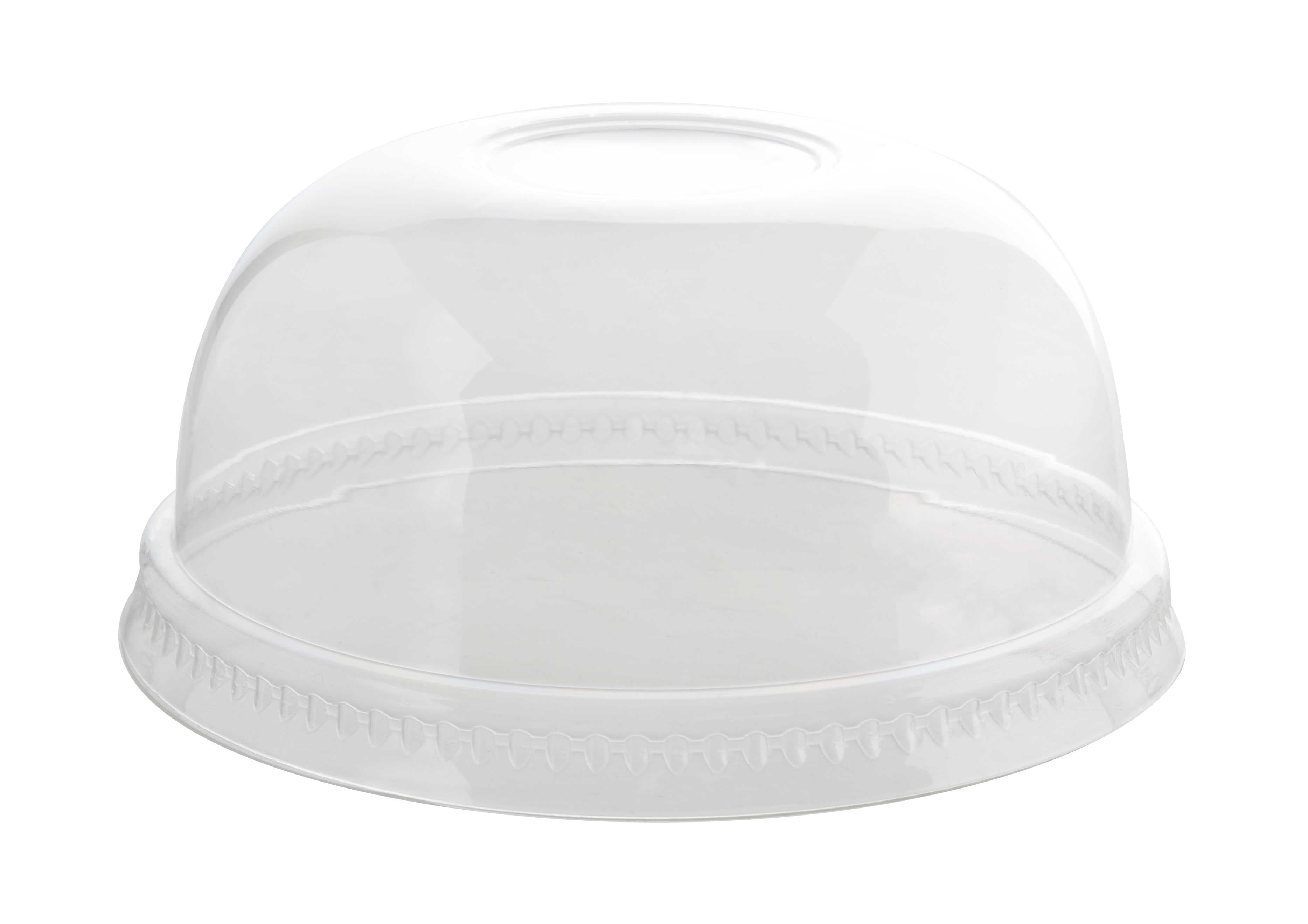 Super Sips Lid Dome 3.6 IN PET Clear For Cup No Hole 1000/Case