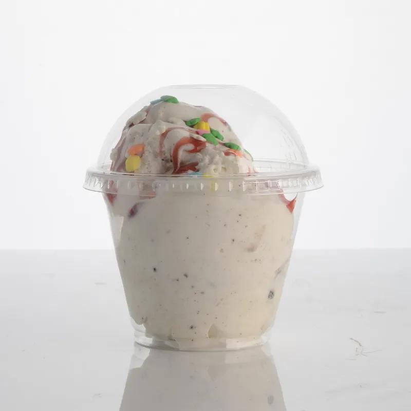 Super Sips Lid Dome 3.6 IN PET Clear For Cup No Hole 1000/Case
