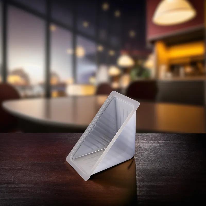 Sandwich Wedge Take-Out Box 6.5X3.5X3.125 IN Plastic Natural 1000/Case
