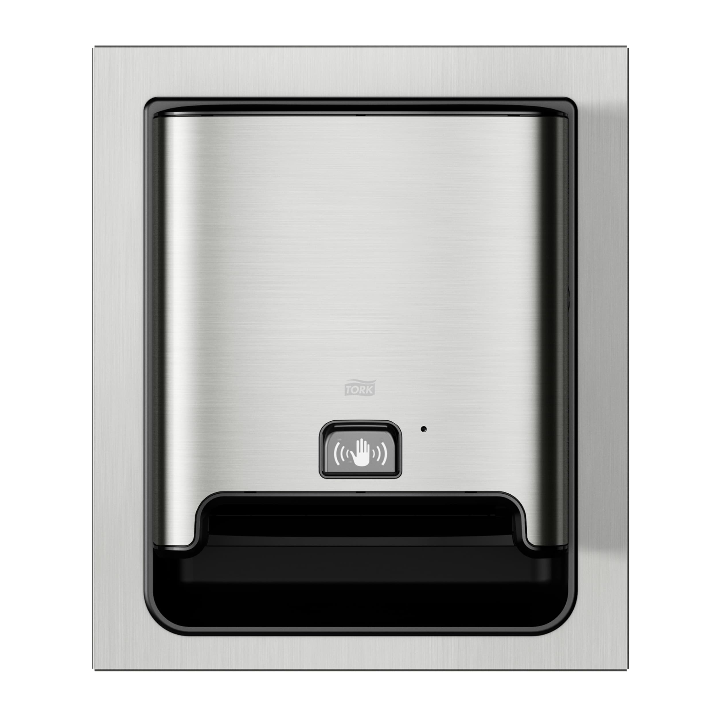 Tork Matic® Paper Towel Dispenser H1 7.87X17.64X20.55 IN Metal Plastic Stainless Recessed Hands Free 1/Each