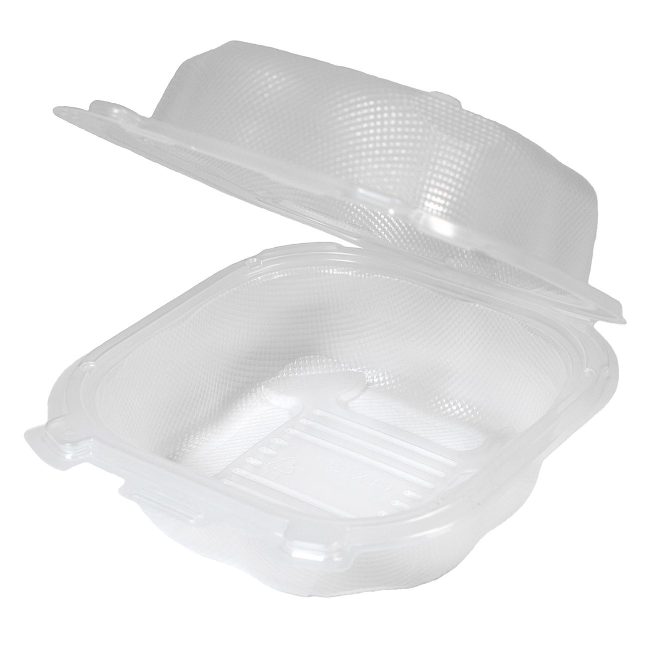 Sandwich Take-Out Container Hinged Large (LG) PP Clear 300/Case