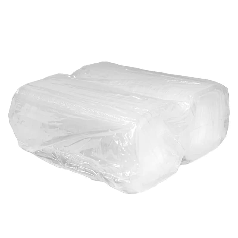 Sandwich Take-Out Container Hinged Large (LG) 5.84X6.25X2.88 IN PP Clear 300/Case
