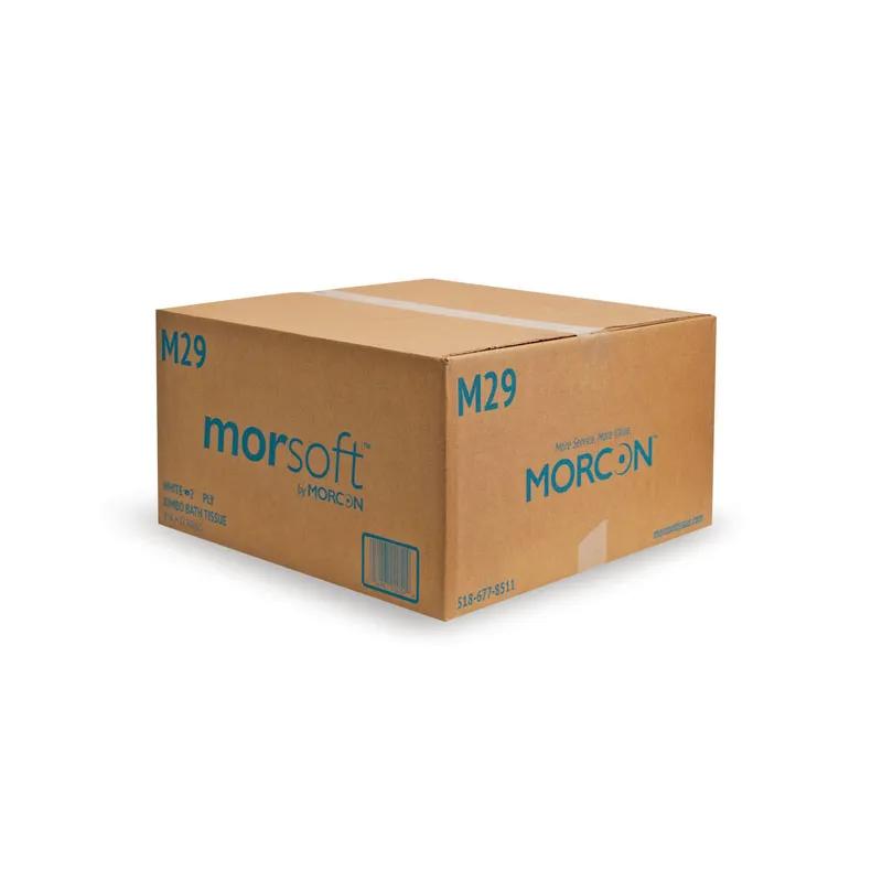 Morsoft® Toilet Paper & Tissue Roll Jumbo 700 FT 2PLY White Septic Safe 12/Case