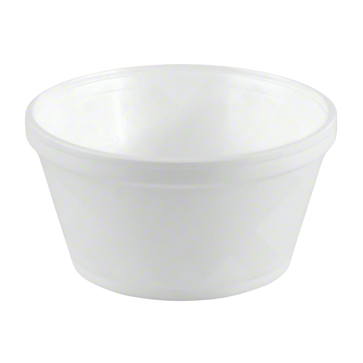 Bowl 8 OZ Foam White Round Squat 1000/Case