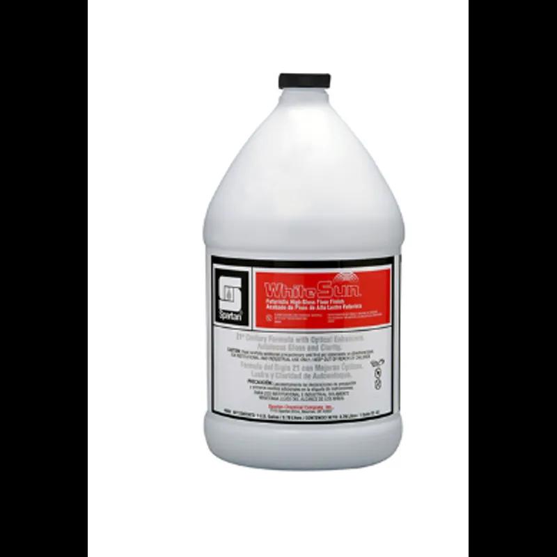 White Sun® Floor Finish 1 GAL Burnishing Alkaline RTU 18% Solids 4/Case